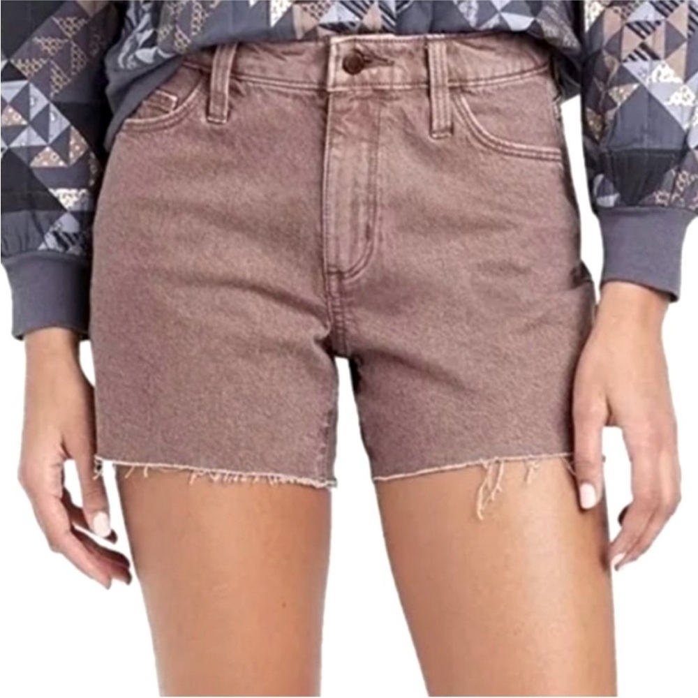 Universal Thread Purple Denim Vintage Midi Shorts, Size 14 / 32